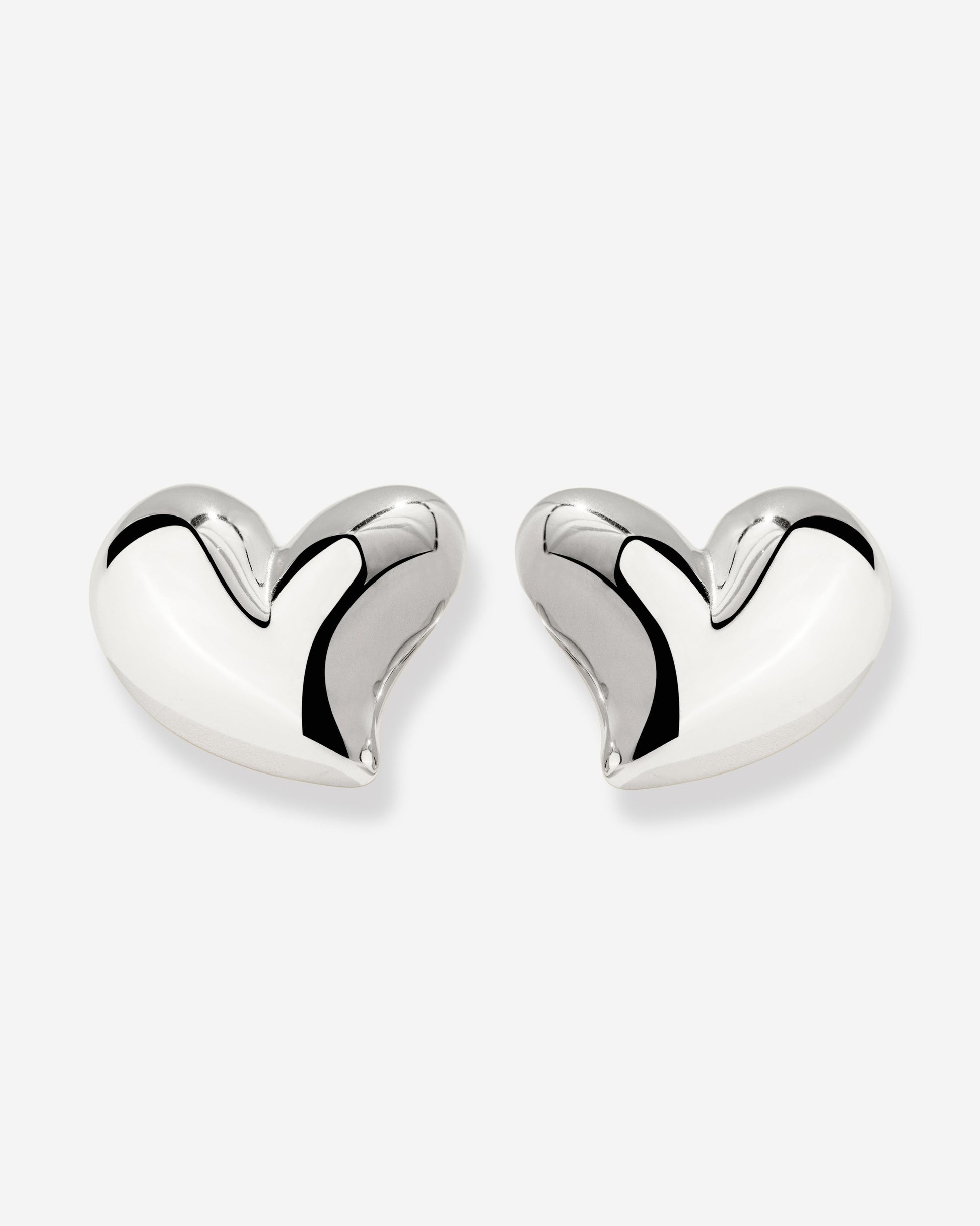 Heartie Studs Silver