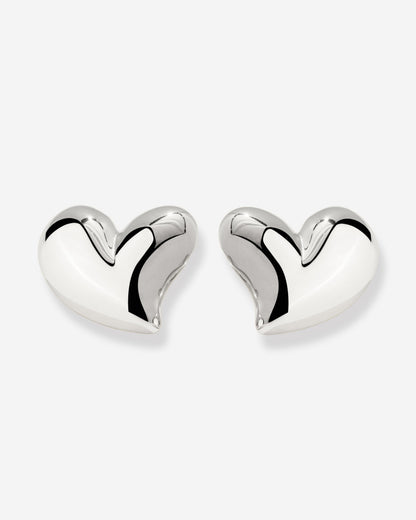 Heartie Studs Silver