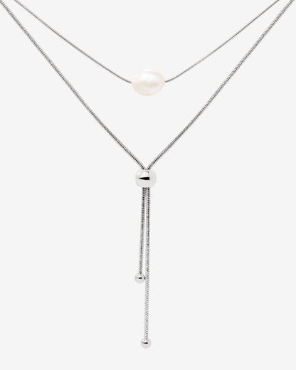 Minimalistic Elegance Necklace Bundle Silver