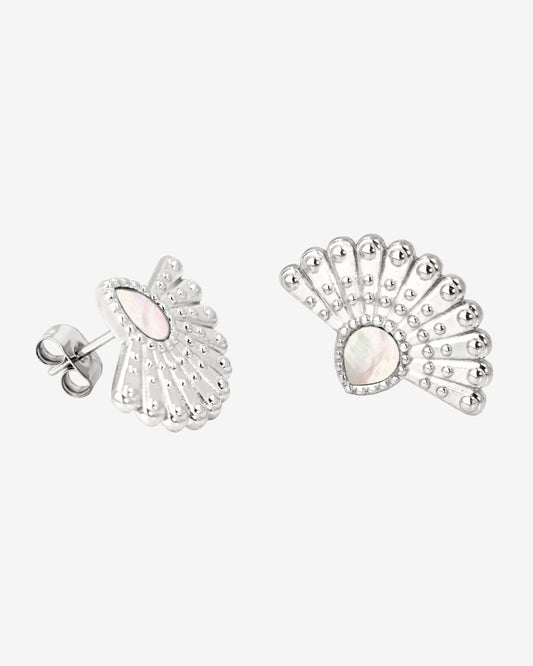 Incredible Leo Stud Earrings Silver