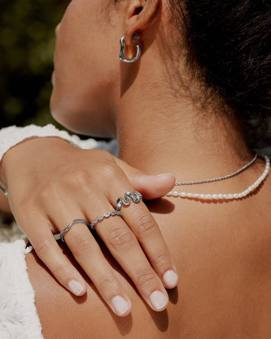 Swirl Ring Silver