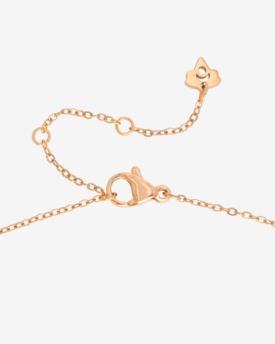 Flowy Heart Necklace Bundle Rose Gold