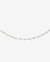Tinsel Chain Necklace Silver