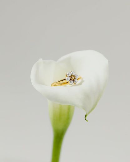 Daisy Ring Silver