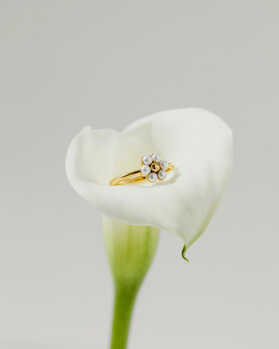 Daisy Ring Silver
