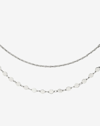Timeless Ties Necklace Silver
