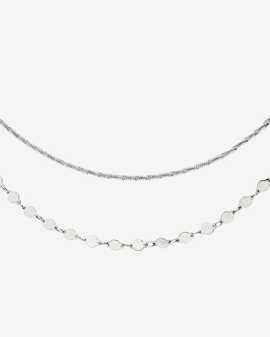 Timeless Ties Necklace Silver