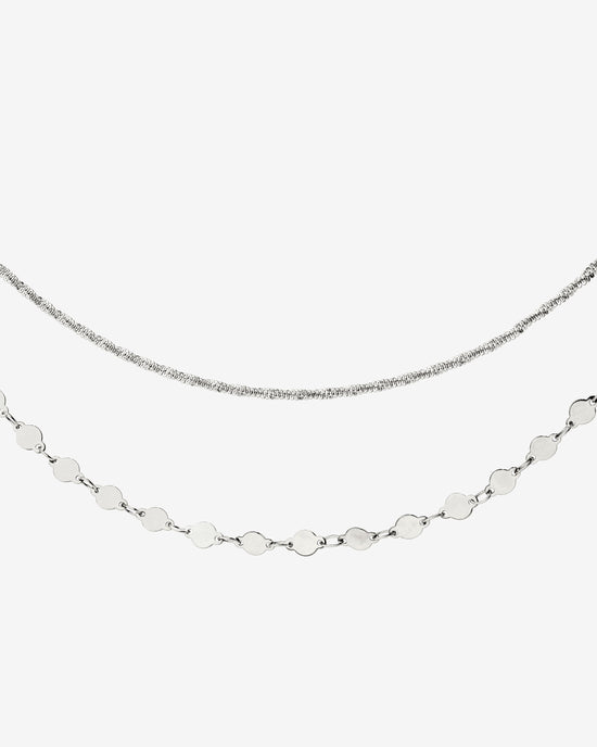 Timeless Ties Necklace Silver