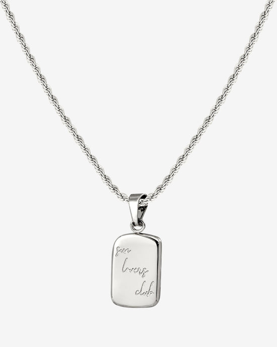 Sun Lover Pendant Necklace Silver