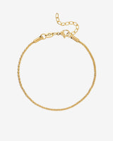 Criss Cross Chain Bracelet Gold