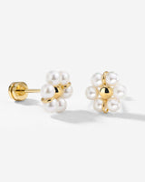 Daisy Studs Gold