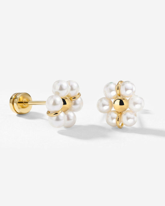 Daisy Studs Gold