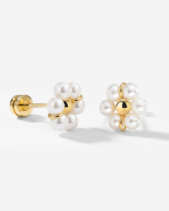 Daisy Studs Gold