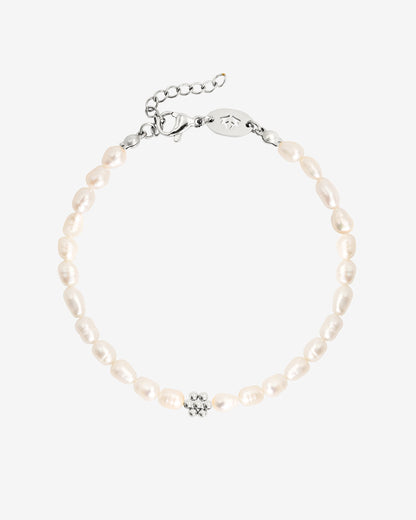 Blossom Pearl Bracelet Silver