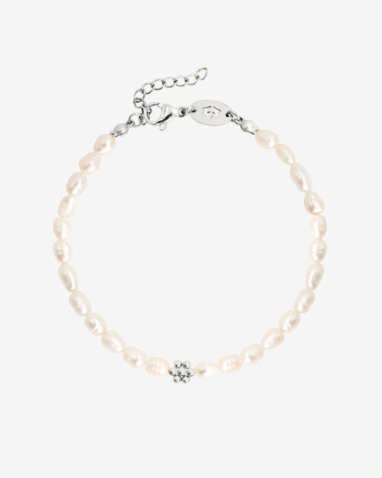 Blossom Pearl Bracelet Silver