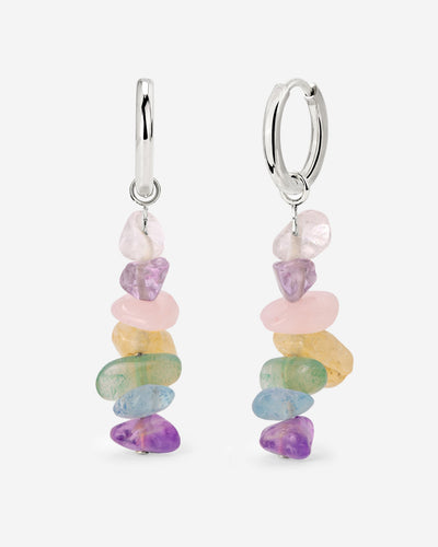 Luminous Lisy Hoop Set Small Silver
