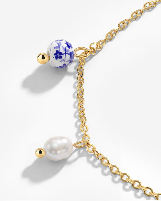 Pearly Tiles Anklet