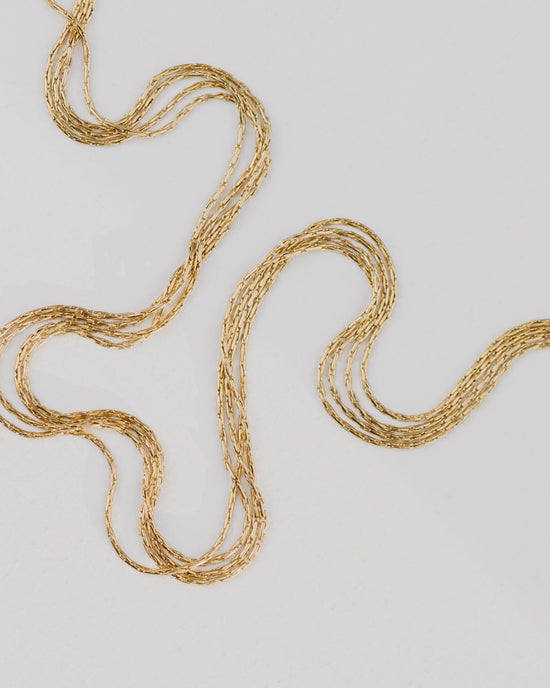 Cascade Layer Necklace Silver
