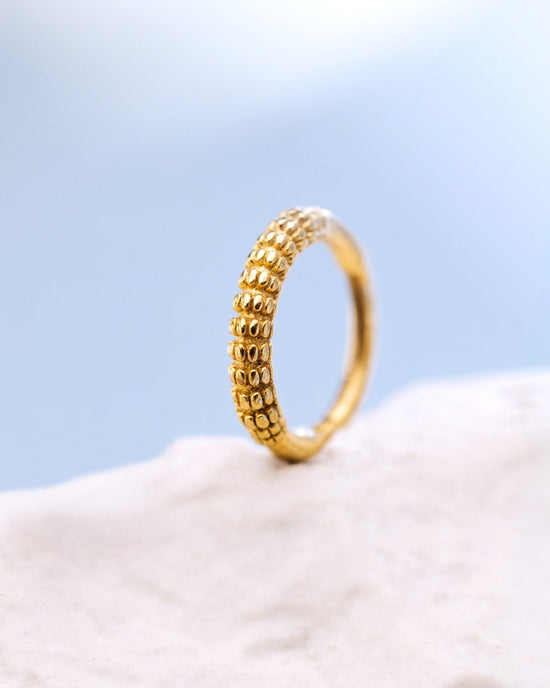 Striped Piercing Silver