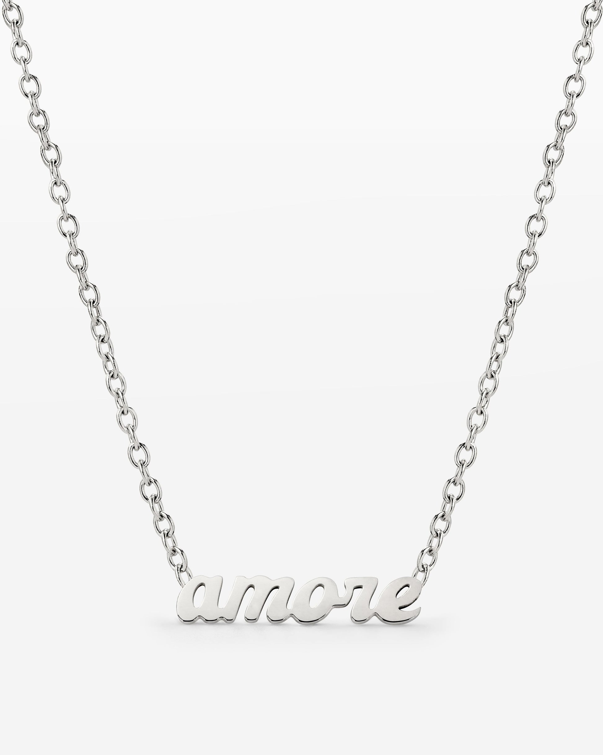Amore Mio Necklace Silver