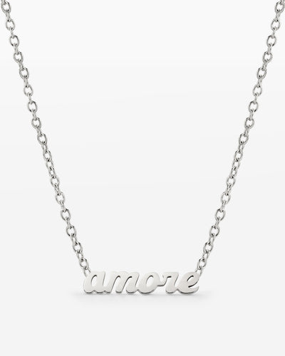 Amore Mio Necklace Silver