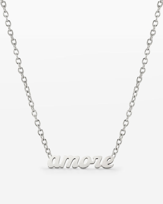 Amore Mio Necklace Silver
