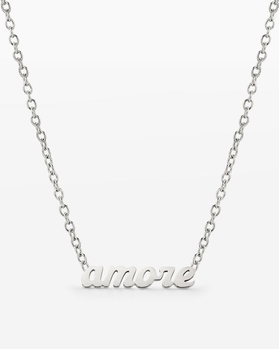 Amore Mio Necklace Silver