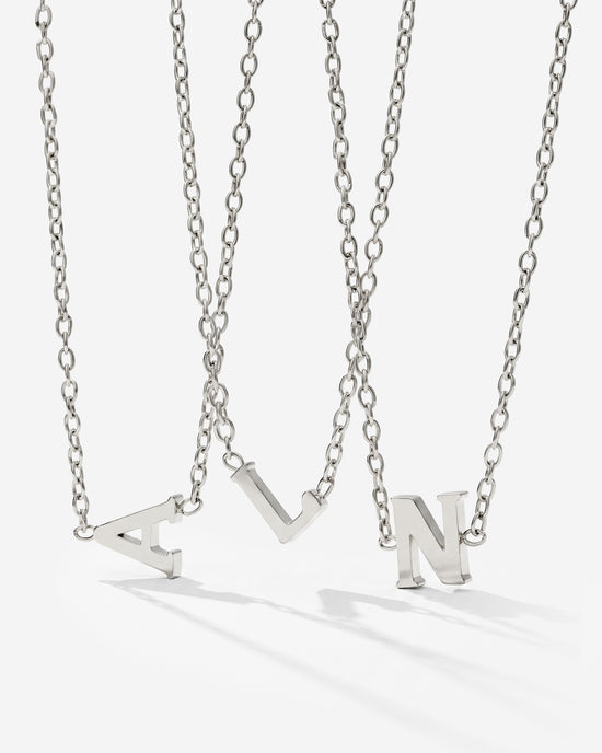 Tiny Letter Necklace