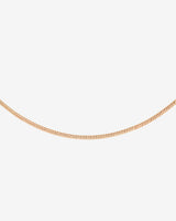 Round Snake Necklace Rose Gold