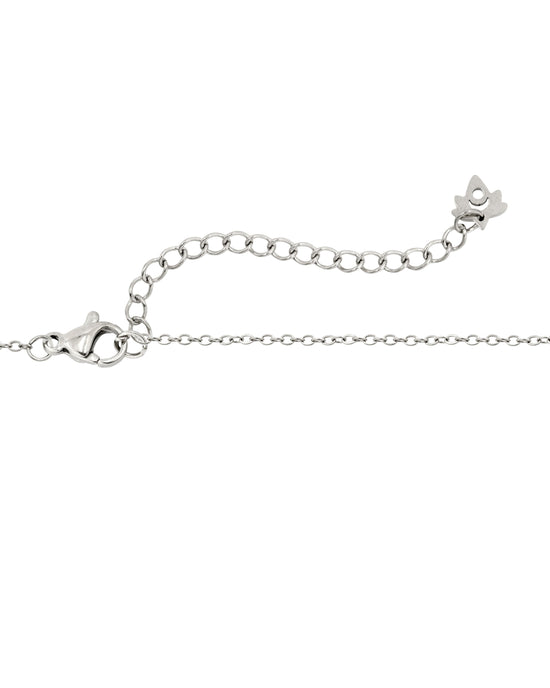 Flower 'n' Beads Necklace Silver