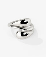 Sculpted Touch Ring Silver