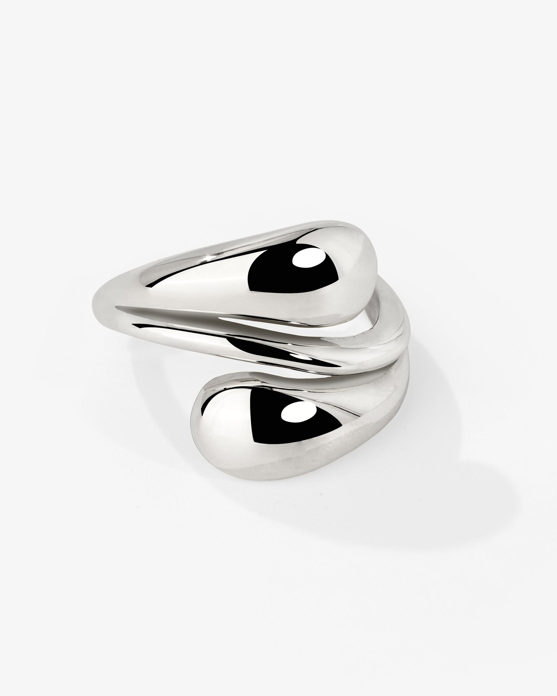 Sculpted Touch Ring Silver