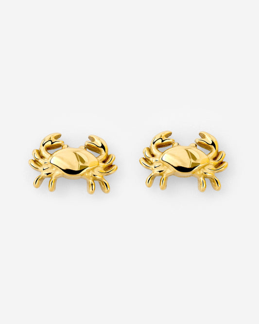Crab Chaser Studs Gold