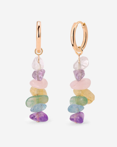 Luminous Lisy Hoop Set Small Rose Gold