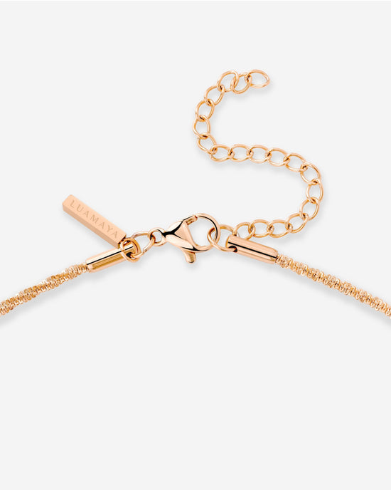 Not so silent Necklace Rose Gold