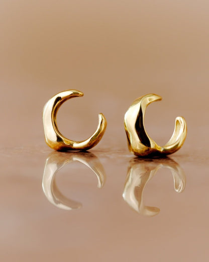 Colorful Conny Ear Cuff Silver