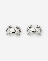 Crab Chaser Studs Silver