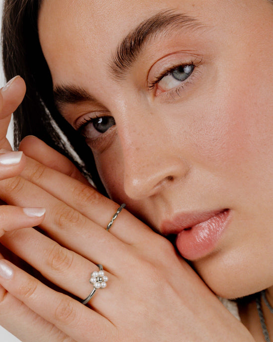 Daisy Ring Silver
