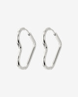 Heartily Hoops Small Silver