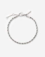 Rope Chain Bracelet Silver