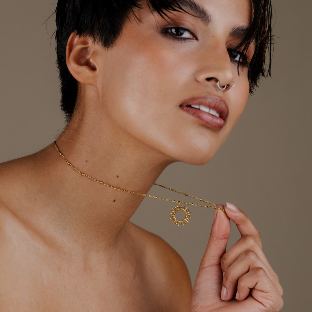 Sunny Beads Necklace Gold