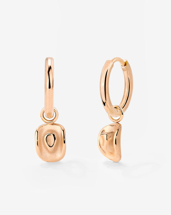 Yeehaw Hoop Set Small Rose Gold