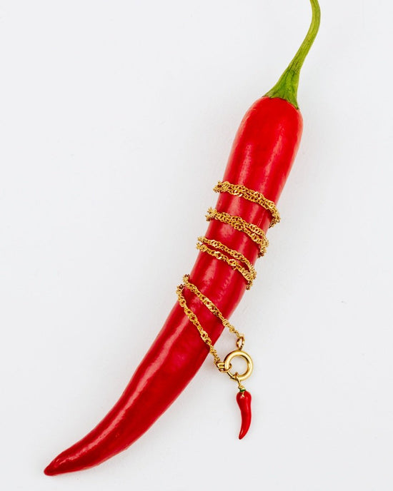 Chili Singapore Chain Necklace Set Rose Gold