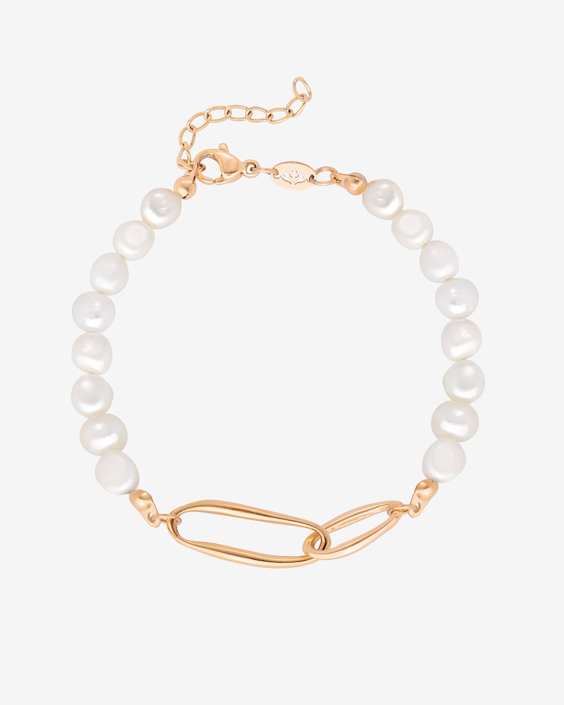 Fluidity Pearl Bracelet Rose Gold
