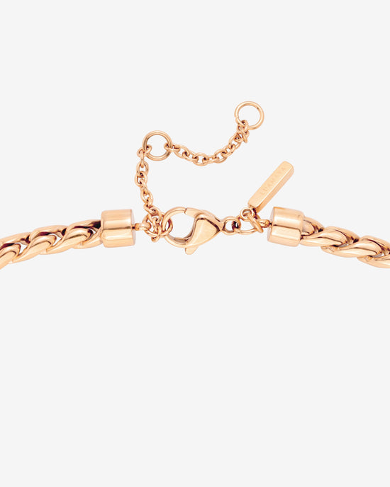 Spiral Links Necklace Rose Gold