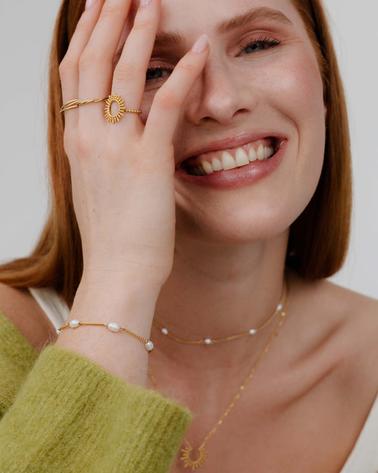 Pearl after Pearl Bracelet Gold