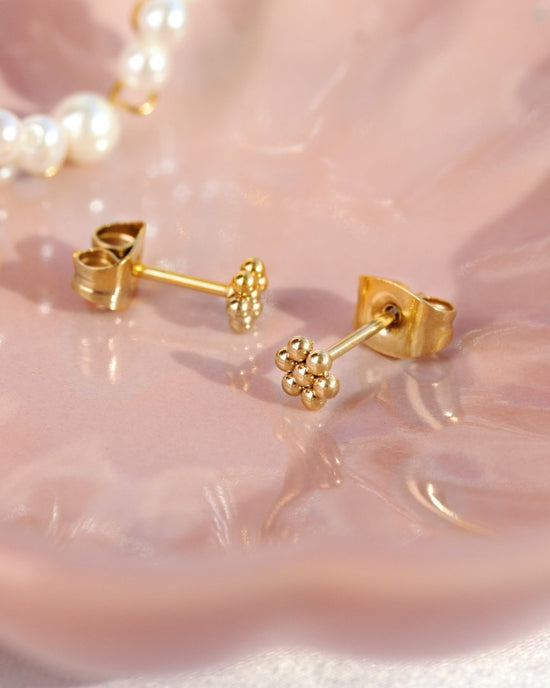 Blooming Studs Gold