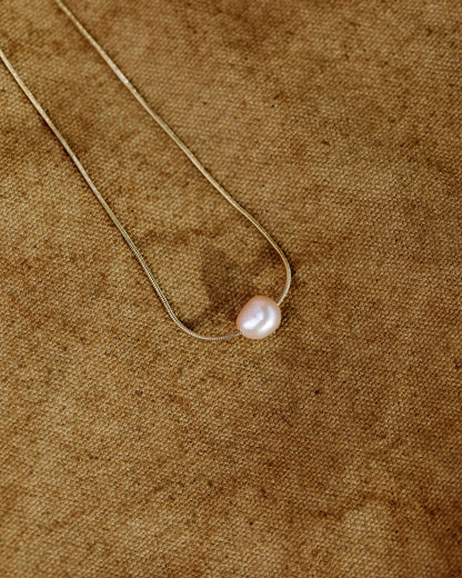 Blush Pearl Choker gold