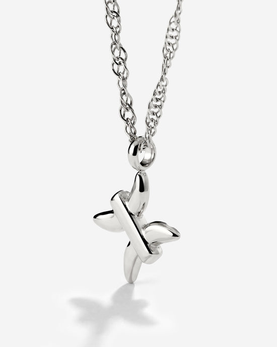 Pisces Bubble Necklace Silver