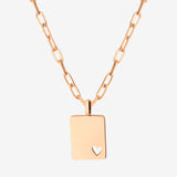 Little Lover Necklace Rose Gold